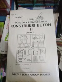 Image of Teori soal dan penyelesaian konstruksi beton II