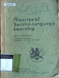 Image of Theories of second-language learning