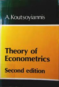 Image of Theory of econometrics