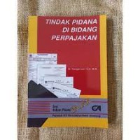 Image of Tindak pidana di bidang perpajakan