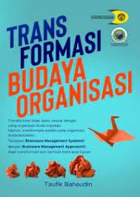 Image of Transformasi budaya organisasi