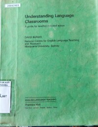 Image of Understanding language classrooms: aguide for teacher-initiated action
