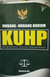 Image of Undang-undang hukum KUHP : kitab undang-undang hukum pidana