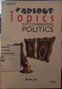 Image of Various topics in comparative politics