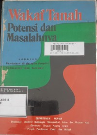 Image of Wakaf tanah : potensi dan masalahnya
