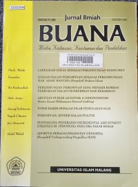 Image of Jurnal ilmiah buana; media keilmuan, keislaman dan pendidikan, Edisi XXI, 2002