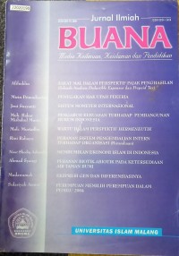 Image of Jurnal ilmiah buana; media keilmuan, keislaman dan pendidikan