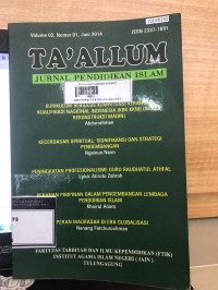 Image of TA` ALLUM : jurnal pendidikan islam vol. 02 no. 1 juni 2014