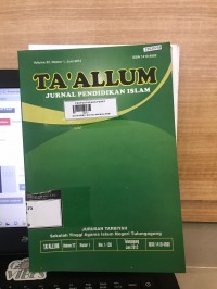 Image of TA' ALLUM : jurnal pendidikan islam vol. 22 no. 1 , juni 2012