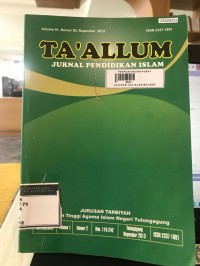 Image of TA'ALLUM : jurnal pendidikan islam vol. 01 no . 2 , nopember 2013