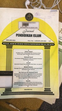 Image of Jurnal mimbar ilmiah hukum universitas islam jakarta  vol. 5 no. 1 , Januari-Juni 2002