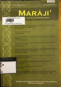 Image of Maraji jurnal ilmu keislaman vol.2 no. 1 , september 2015