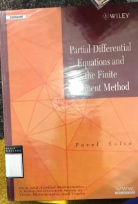Image of Partial differential equations and the finite element method