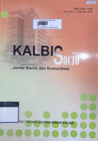 Image of Kalbisocio: jurnal bisnis dan komunikasi vol. 2. no. 1. 2015