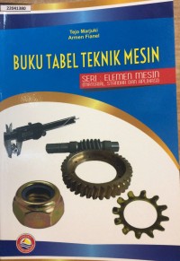 Image of Buku tabel teknik mesin