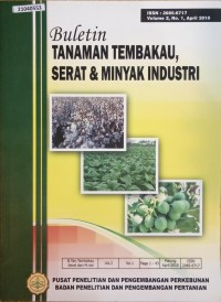 Image of Buletin : tanaman tembakau, serat & minyak industri vol. 2. no. 1. 2010