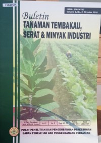 Image of Buletin : tanaman tembakau, serat & minyak industri vol. 2. no. 2. 2010