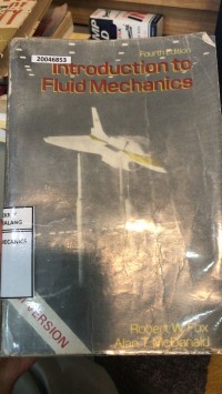 Image of Introduction to fluid mechanich