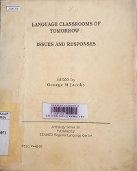 Image of Language classroom of tomorrow : issues and responses