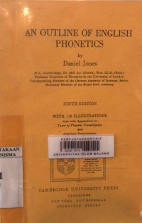 Image of An outline of english photonetics
