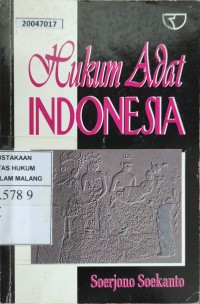Image of Hukum adat Indonesia