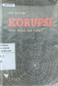 Image of Korupsi : sifat, sebab dan fungsi