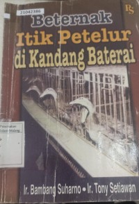 Image of Beternak itik petelur di kandang baterai