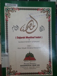Image of Sejarah muskhaf induk & kaidah rosem 'utsmany