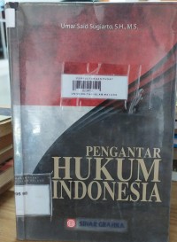 Image of Pengantar hukum indonesia