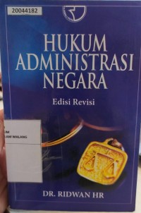 Image of Hukum administrasi negara