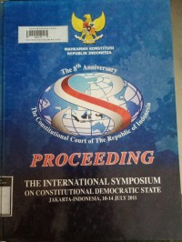 Image of Proceeding: the international symposium on constitutional democratic state