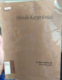 Image of Menulis karya ilmiah