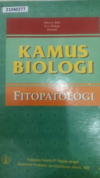 Image of Kamus biologi fitopatologi