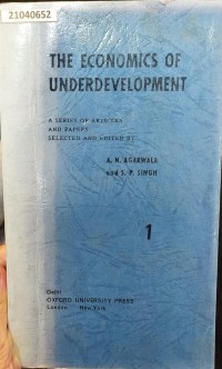 Image of The economics of underdevelopment