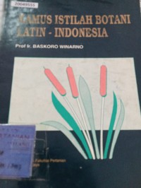 Image of Kamus istilah botani latin - Indonesia