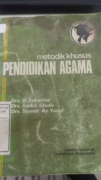 Image of Metodik khusus pendidikan agama
