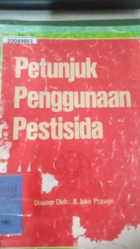 Image of Petunjuk penggunaan pestisida