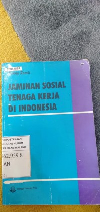 Image of Jaminan sosial tenaga kerja di indonesia
