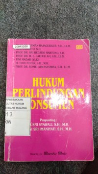 Image of Hukum perlindungan konsumen