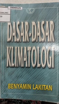 Image of Dasar-dasar klimatologi