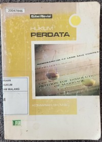 Image of Hukum perdata edisi revisi