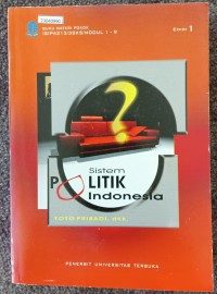 Image of Sistem politik Indonesia