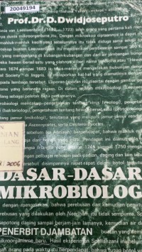 Image of Dasar-dasar mikrobiologi