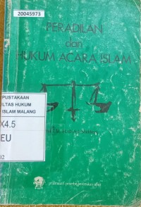 Image of Peradilan dan hukum acara islam