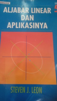 Image of Aljabar linear dan Aplikasinya