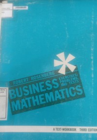 Image of Business mathematics: exercises, problems, and tests