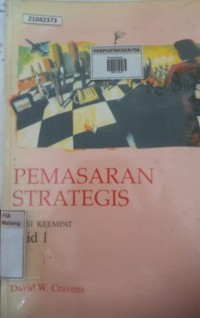 Image of Pemasaran Strategis : edisi keempat jiid 1