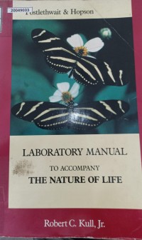Image of Laboratory manual to accompany the nature of life