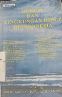 Image of Hukum dan lingkungan hidup di indonesia