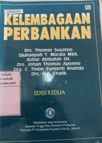 Image of Kelembagaan perbankan